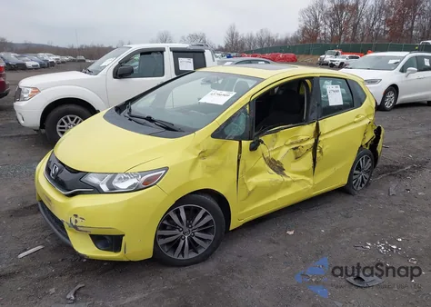 2015 Honda Fit Ex/Ex-L z USA, uszkodzony, nr VIN 3HGGK5H81FM747095
